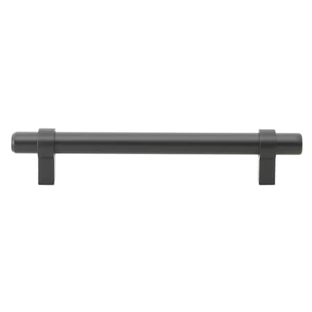 Gliderite Hardware 5-1/16 in. Center to Center Matte Black Solid Steel Bar Pull - 4007-128-MB, 10PK 4007-128-MB-10